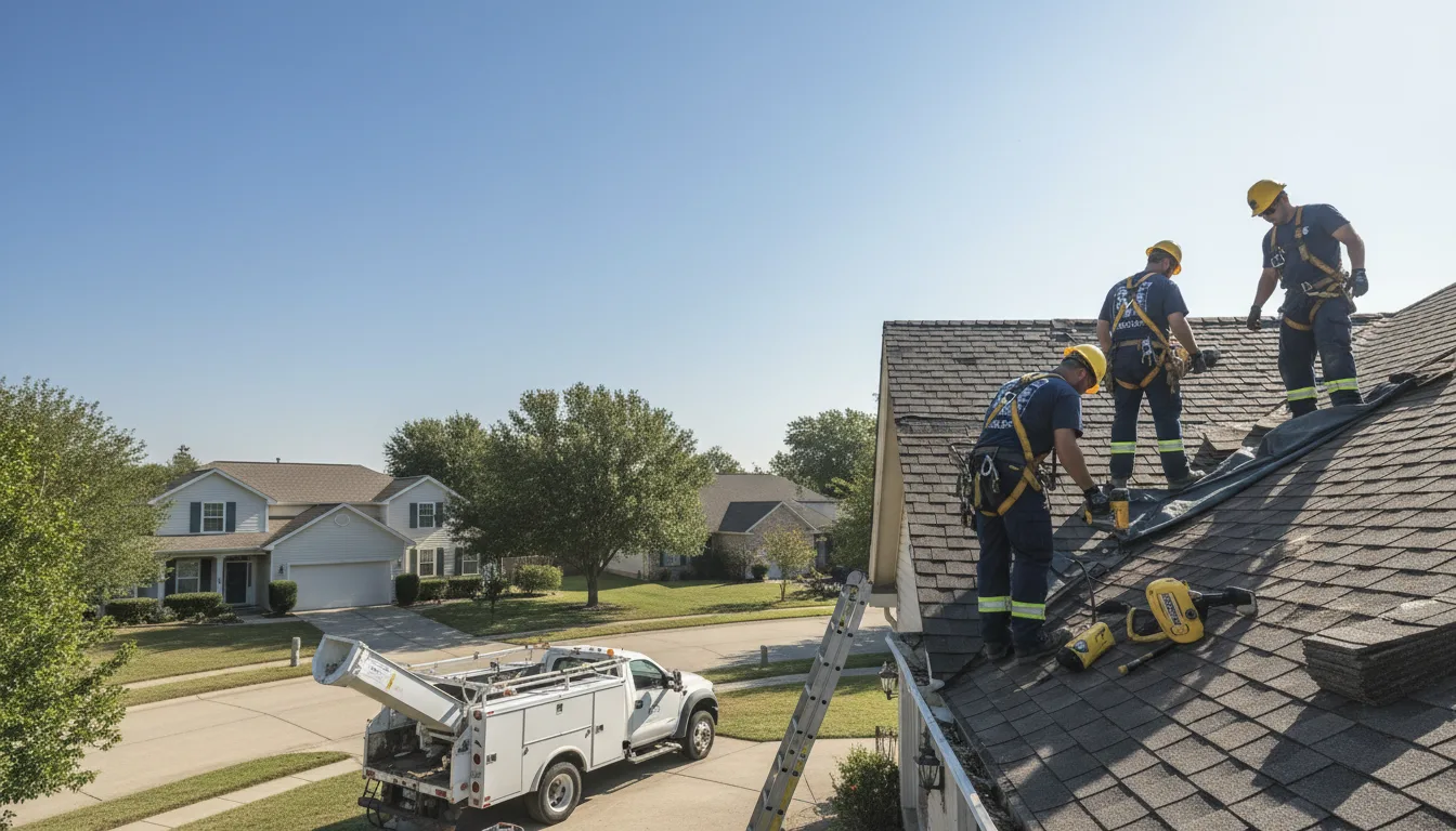 Roof Flashing Repair in Clarksville, AR